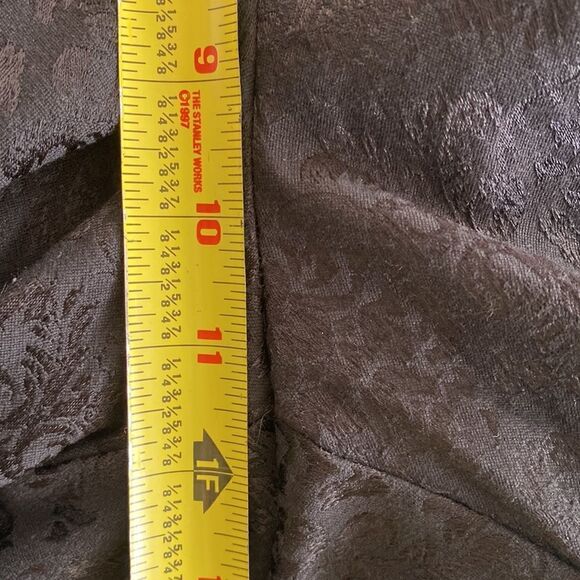 ❤️Last Chance Dana Buchman cotton blend black paisley cigarette pants size 14 - Picture 9 of 10